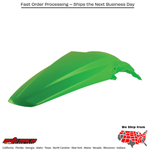 REAR FENDER GREEN Kawasaki KX250F 2009-2012 Kawasaki KX450F 2009-2011