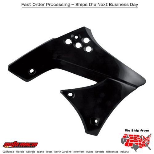 RADIATOR SHROUDS BLACK Kawasaki KX250F 2009-2012
