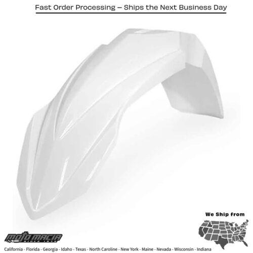 FRONT FENDER WHITE Yamaha YZ250FX 2015-2019 Yamaha YZ250X 2016-2021 Yamaha YZ450FX 2016-2018 Yamaha YZ125 2015-2021 Yamaha YZ250 2015-2021 Yamaha YZ250F 2010-2018 Yamaha YZ450F 2010-2017 Yamaha WR250F 2015-2019 Yamaha WR450F 2015-2018 Yamah