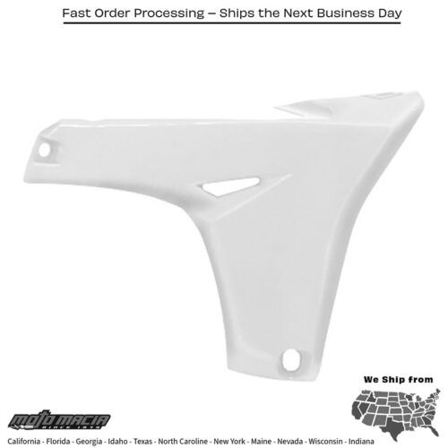 LOWER RADIATOR SHROUD WHITE Yamaha YZ450F 2010-2013