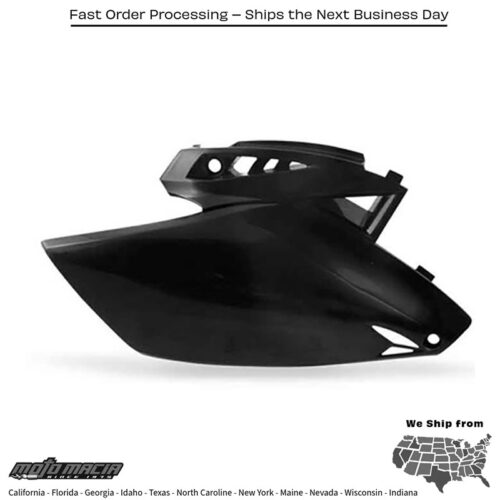 SIDE PANELS BLACK Yamaha YZ250F 2010-2013