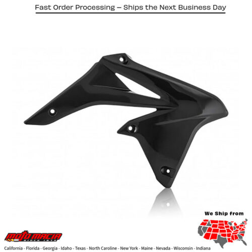 RADIATOR SHROUDS BLACK Suzuki RM-Z250 2010-2018