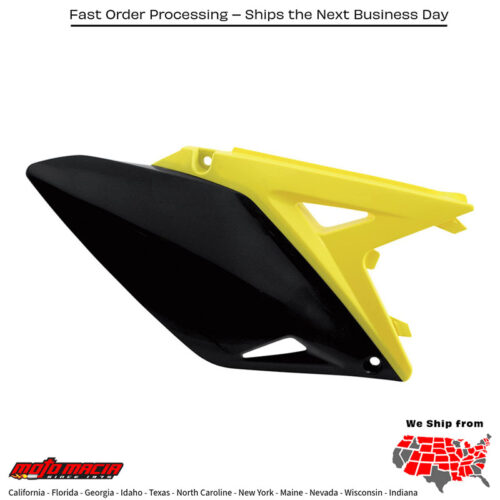 SIDE PANELS YELLOW/BLACK Suzuki RM-Z250 2010-2018