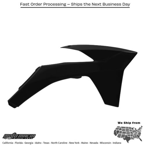 RADIATOR SHROUDS BLACK KTM 350 EXC-F 2012-2013 KTM 500 XCF-W 2012-2013 KTM 350 XCF-W 2011-2013 KTM 350 XC-F 2011-2013 KTM 150 XC 2011-2012 KTM 350 SX-F 2011-2012 KTM 250 SX 2011-2012 KTM 250 SX-F 2011-2012 KTM 250 XC 2011-2013 KTM 250 XC-W