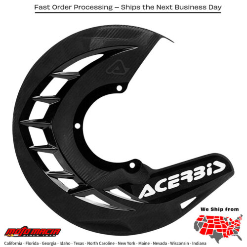 X-BRAKE DISC COVER BLACK Beta Husqvarna Yamaha KTM Honda Kawasaki Suzuki 390 RS 430 RS 500 RS 390 RR 430 RR 480 RR FE 350S FE 501S YZ250FX 250 SX-F Factory Edition YZ250X YZ450FX 150 XC-W TX 300 FX 350 FX 450 350 RR-S 390 RR-S 430 RR-S 500