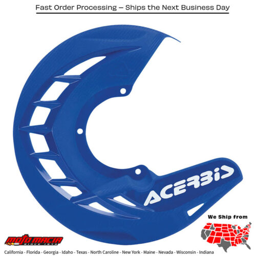 X-BRAKE DISC COVER BLUE Beta Husqvarna Yamaha KTM Honda Kawasaki Suzuki Gas-Gas 390 RS 430 RS 500 RS 390 RR 430 RR 480 RR FE 350S FE 501S YZ250FX 250 SX-F Factory Edition YZ250X YZ450FX 150 XC-W TX 300 FX 350 FX 450 350 RR-S 390 RR-S 430 RR