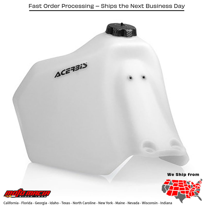 FUEL TANK 5.3 GAL WHITE Suzuki DR650SE 1996-2022 Suzuki DR650S 2015-2024