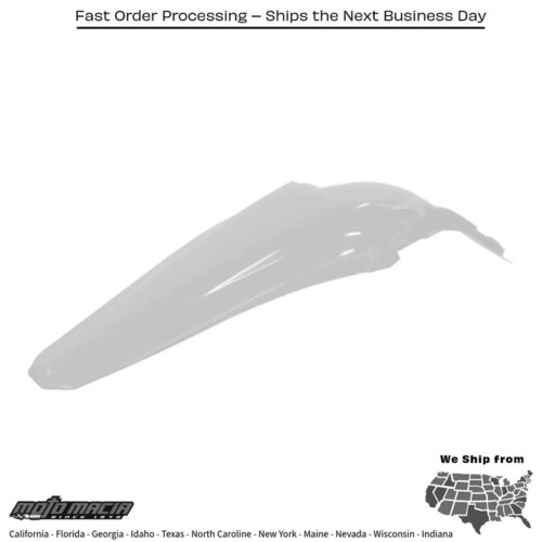 REAR FENDER WHITE Kawasaki KX250F 2013-2016 Kawasaki KX450F 2012-2015