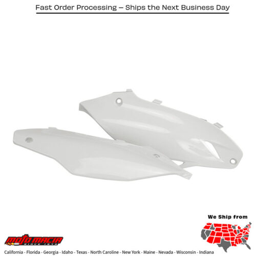 SIDE PANELS WHITE Kawasaki KX250F 2013-2016 Kawasaki KX450F 2012-2015