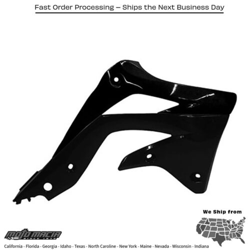 RADIATOR SHROUDS BLACK Kawasaki KX450F 2012-2015