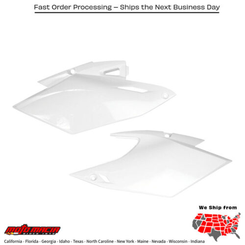 SIDE PANELS WHITE Yamaha WR450F 2012-2014