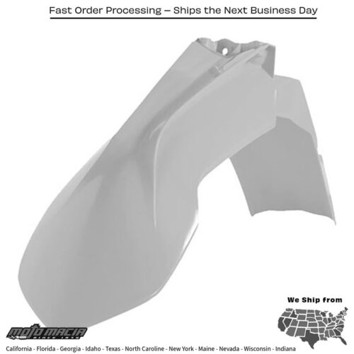 FRONT FENDER WHITE KTM 250 SX 2013-2015 KTM 250 SX-F 2013-2015 KTM 250 XC 2013-2015 KTM 500 EXC-F 2014-2016 KTM 300 XC 2013-2015 KTM 450 SX-F 2013-2015 KTM 250 XC-F 2013-2015 KTM 350 EXC-F 2014-2016 KTM 350 XC-F 2013-2015 KTM 150 XC 2013-20