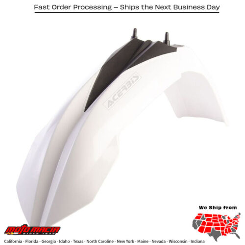 FRONT FENDER WHITE KTM 85 SX (17/14) 2013-2017