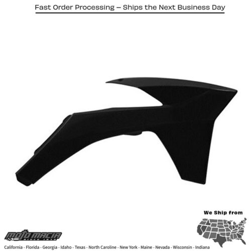 RADIATOR SHROUDS BLACK KTM 250 XC-W 2013-2015 KTM 300 XC 2013-2016 KTM 300 XC-W 2013-2015 KTM 450 SX-F 2013-2015 KTM 250 XC-F 2013-2015 KTM 450 XC-F 2013-2015 KTM 125 SX 2013-2015 KTM 150 SX 2013-2015 KTM 350 XCF-W 2013-2015 KTM 350 XC-F 20