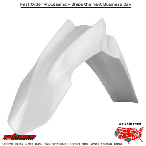 FRONT FENDER WHITE Honda CRF450R 2013-2016 Honda CRF250R 2014-2017