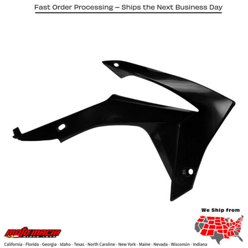 RADIATOR SHROUDS BLACK Honda CRF450R 2013-2016 Honda CRF250R 2014-2017