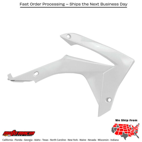 RADIATOR SHROUDS WHITE Honda CRF450R 2013-2016 Honda CRF250R 2014-2017
