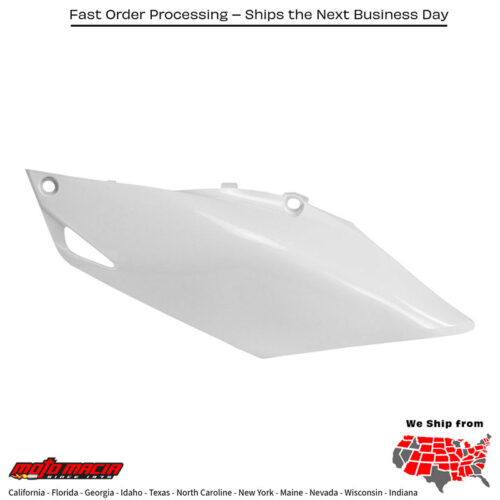 SIDE PANELS WHITE Honda CRF450R 2013-2016 Honda CRF250R 2014-2017