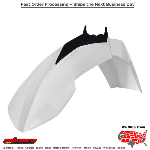 FRONT FENDER WHITE KTM 65 SX 2012-2015