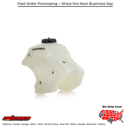 FUEL TANK 1.7 GAL NATURAL Honda CRF150R 2007-2024 Honda CRF150RB Expert 2007-2019