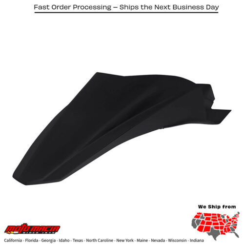 REAR FENDER BLACK Kawasaki KX85 2014-2024 Kawasaki KX100 2014-2021 Kawasaki KX112 2022-2024