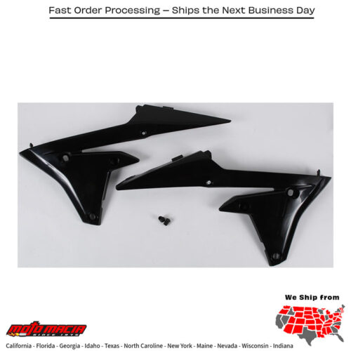 LOWER RADIATOR SHROUD BLACK Yamaha YZ250F 2014-2018 Yamaha YZ450F 2014-2017 Yamaha YZ250FX 2015-2017 Yamaha YZ250X 2016-2018