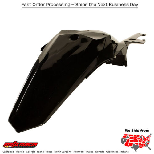 REAR FENDER BLACK Yamaha YZ250F 2014-2018 Yamaha YZ450F 2014-2017