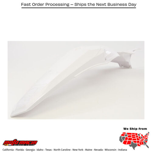 REAR FENDER WHITE Yamaha YZ250F 2014-2018 Yamaha YZ450F 2014-2017
