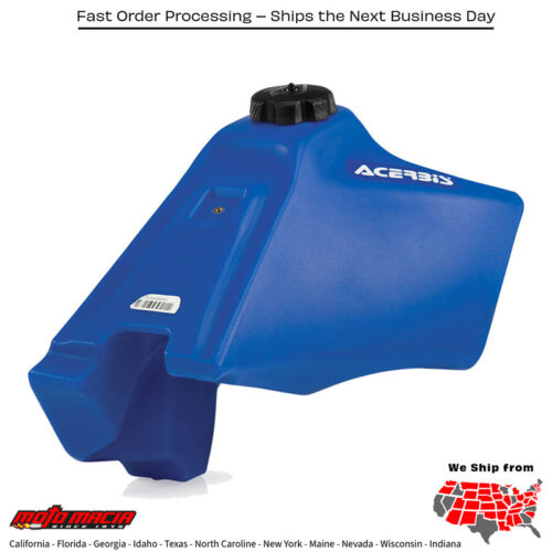 FUEL TANK 2.2 GAL BLUE Yamaha YZ85 2007-2021
