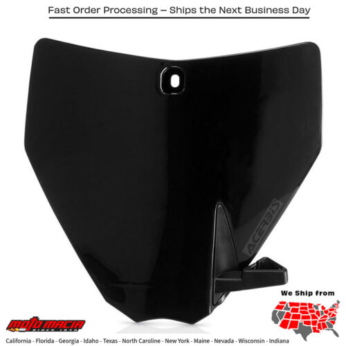 FRONT NUMBER PLATE BLACK Husqvarna TC 125 2014-2015 Husqvarna FC 250 2014-2015 Husqvarna FC 350 2014-2015 Husqvarna FC 450 2014-2015 Husqvarna TC 250 2014-2016