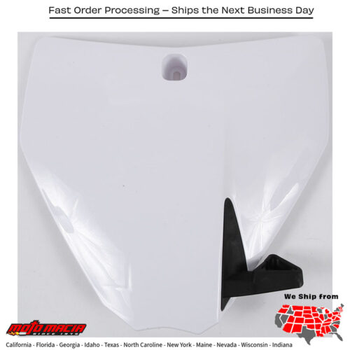 FRONT NUMBER PLATE WHITE Husqvarna TC 125 2014-2015 Husqvarna FC 250 2014-2015 Husqvarna FC 350 2014-2015 Husqvarna FC 450 2014-2015 Husqvarna TC 250 2014-2016