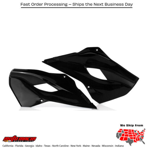 RADIATOR SHROUDS BLACK Husqvarna TC 125 2014-2015 Husqvarna FC 250 2014-2015 Husqvarna FC 350 2014-2015 Husqvarna FC 450 2014-2015 Husqvarna TE 125 2014-2015 Husqvarna TE 300 2014-2015 Husqvarna FE 250 2014-2016 Husqvarna FE 350 2014-2016 H