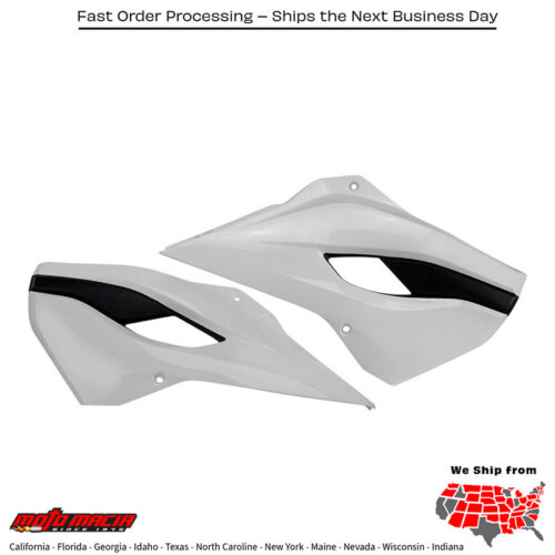 RADIATOR SHROUDS WHITE Husqvarna TC 125 2014-2015 Husqvarna FC 250 2014-2015 Husqvarna FC 350 2014-2015 Husqvarna FC 450 2014-2015 Husqvarna TE 125 2014-2015 Husqvarna TE 300 2014-2015 Husqvarna FE 250 2014-2016 Husqvarna FE 350 2014-2016 H