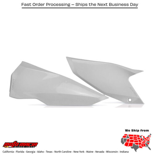 SIDE PANELS WHITE Husqvarna TC 125 2014-2015 Husqvarna FC 250 2014-2015 Husqvarna FC 350 2014-2015 Husqvarna FC 450 2014-2015 Husqvarna TE 125 2014-2015 Husqvarna TE 300 2014-2015 Husqvarna FE 250 2014-2016 Husqvarna FE 350 2014-2016 Husqva