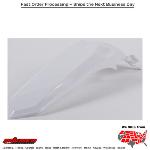 REAR FENDER WHITE Yamaha YZ125 2015-2021 Yamaha YZ250 2015-2021