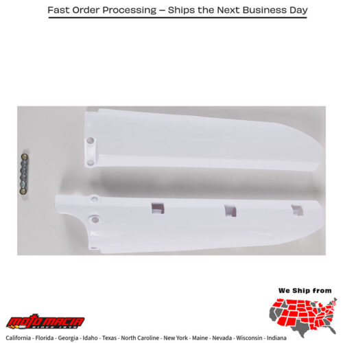 FORK COVERS WHITE Yamaha YZ85 2002-2018