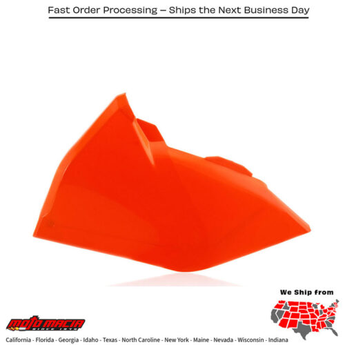 AIRBOX COVER ORANGE KTM 150 XC-W 2017-2019 KTM 350 EXC-F 2017-2019 KTM 350 XC-F 2016-2018 KTM 350 SX-F 2016-2018 KTM 250 SX 2017-2018 KTM 250 SX-F 2016-2018 KTM 250 XC 2017-2018 KTM 250 XC-W 2017-2018 KTM 500 EXC-F 2017-2019 KTM 300 XC-W 20