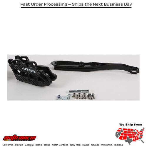 GUIDE/SLIDER KIT 2.0 BLACK Honda CRF450R 2014-2016 Honda CRF250R 2014-2017