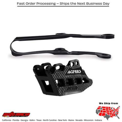 GUIDE/SLIDER KIT 2.0 BLACK Kawasaki KX250F 2009-2015 Kawasaki KX450F 2009-2016