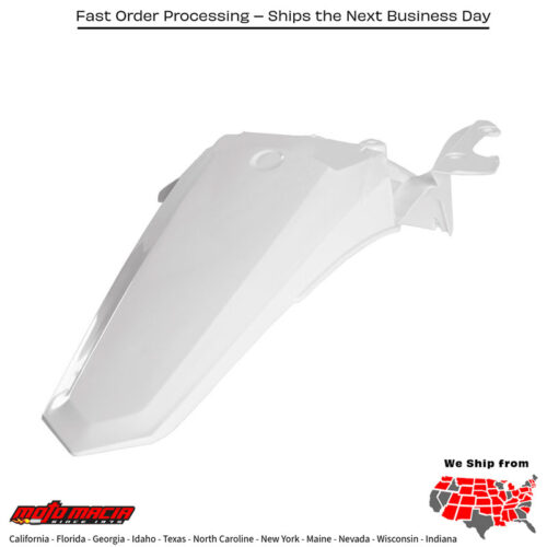 REAR FENDER WHITE Yamaha YZ250FX 2015-2019 Yamaha YZ450FX 2016-2018 Yamaha WR250F 2015-2018 Yamaha WR450F 2016-2018