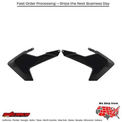 RADIATOR SHROUDS BLACK Husqvarna TC 125 2016-2018 Husqvarna FC 250 2016-2018 Husqvarna FC 350 2016-2018 Husqvarna FC 450 2016-2018 Husqvarna TE 300 2017-2018 Husqvarna FE 250 2017-2019 Husqvarna FE 350 2017-2019 Husqvarna FE 450 2017-2019 H