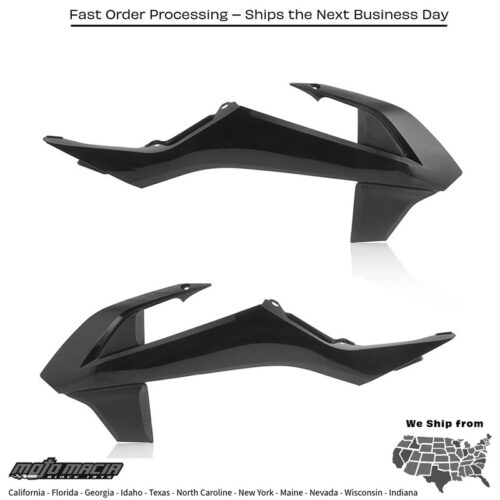 RADIATOR SHROUDS BLACK KTM 65 SX 2016-2024