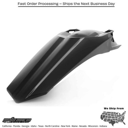 REAR FENDER BLACK Honda CRF450RX 2017-2020 Honda CRF450R 2017-2020 Honda CRF250R 2018-2021 Honda CRF250RX 2019-2021 Honda CRF450R-S 2022-2022