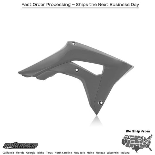 RADIATOR SHROUD GREY Honda CRF250R 2018-2021 Honda CRF450R-S 2022-2022