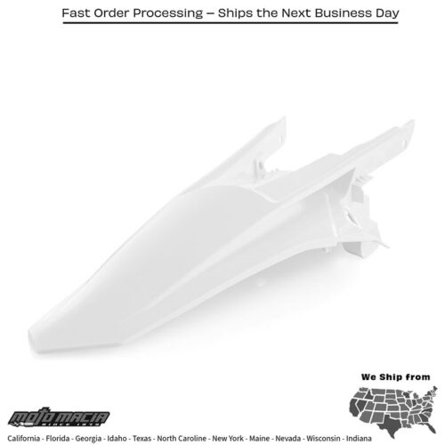 REAR FENDER WHITE KTM 350 EXC-F 2017-2019 KTM 500 EXC-F 2017-2019