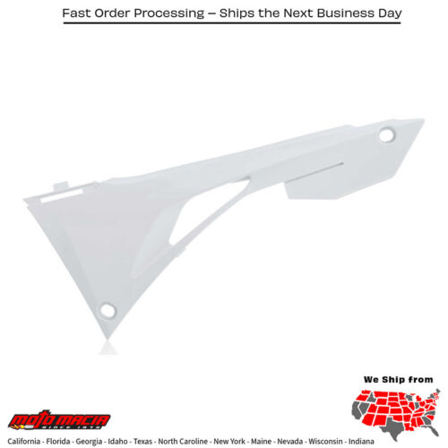 AIRBOX COVER WHITE Honda CRF450RX 2017-2020 Honda CRF450R 2017-2020 Honda CRF450X 2017-2020 Honda CRF250R 2018-2021 Honda CRF450R W.E. 2019-2020 Honda CRF250RX 2019-2021 Honda CRF450R-S 2022-2022