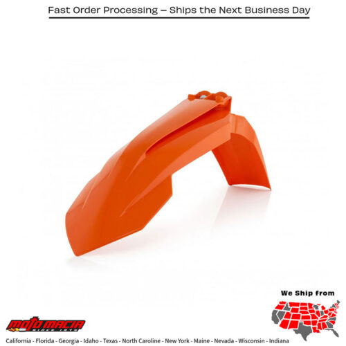 FRONT FENDER ORANGE KTM 85 SX (17/14) 2018-2024 KTM 85 SX (19/16) 2020-2021