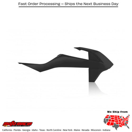 RADIATOR SHROUDS BLACK KTM 85 SX (17/14) 2018-2024 KTM 85 SX (19/16) 2020-2021