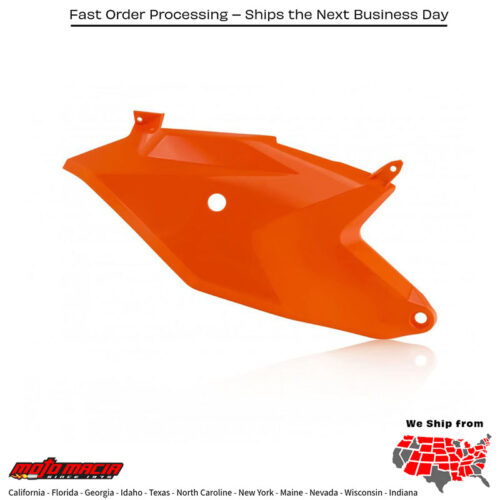 SIDE PANELS ORANGE KTM 85 SX (17/14) 2018-2023 KTM 85 SX (19/16) 2020-2021