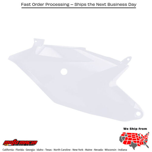 SIDE PANELS WHITE KTM 85 SX (17/14) 2018-2023 KTM 85 SX (19/16) 2020-2021